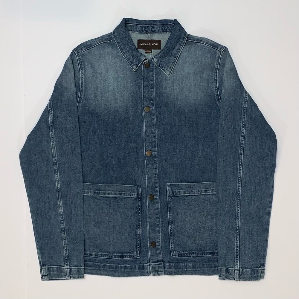 Michael Kors Men's Beckett Denim Jacket-Size M New